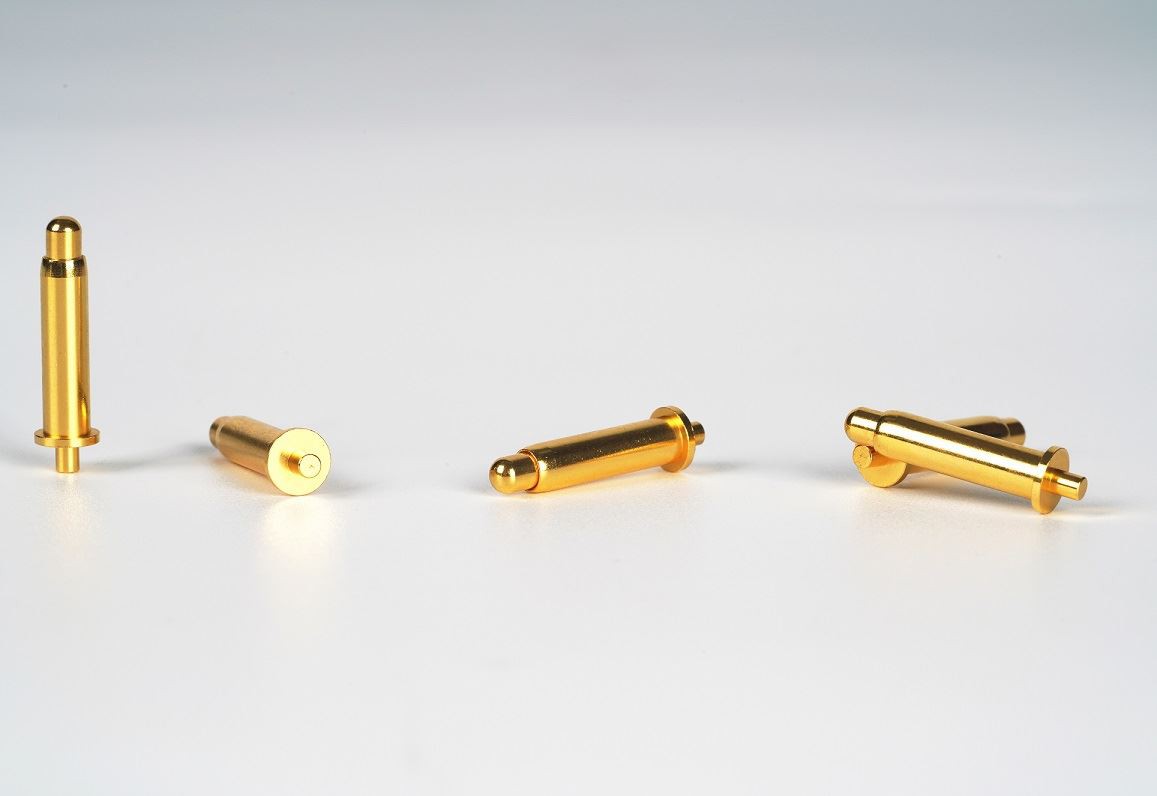 Estrikti a nan Spring-chaje Pogo Pin