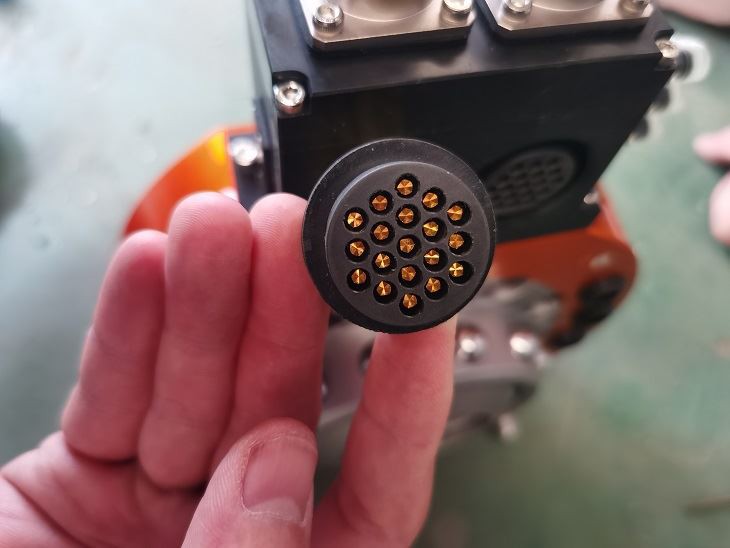 19 Pin Solisyon Konektè Gason ak Fi