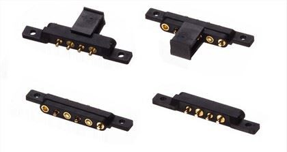 Plonje konsepsyon Pogo pin gason ak fi konektè