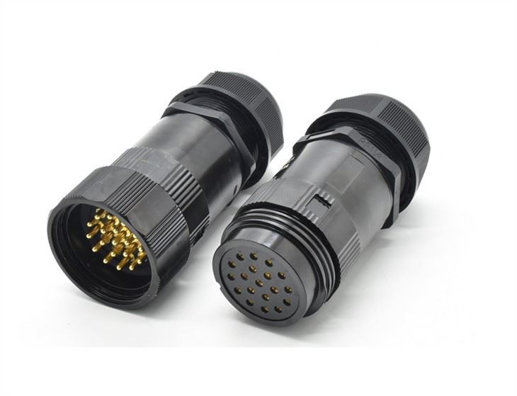Spring-chaje High Current 19 Pin Connector