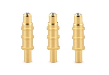 Spring-chaje Ballpoint Pogo Pin Connector