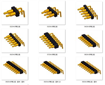 Dwa Angel Spring pogo PIN Connector